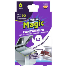 Ароматизаторы Mister Magic Fantasmini для мусорных ведер и небольших помещений, 6 шт.